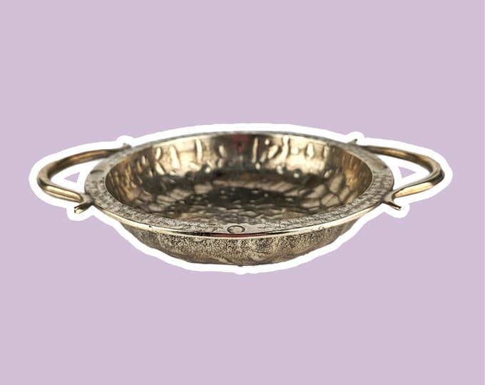 Vintage brass bowl from the 70s candy bowl key bowl decorative plate offering bowl