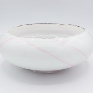 Vintage Murano Bowl Bowl Offering Bowl Schirl Glass Wave Edge Candy Bowl Fruit Bowl 1970 70s Brutalist Mid Century