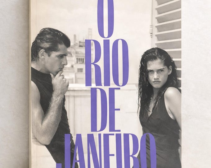 Vintage Photography Art Book Bruce Weber O Rio De Janeiro 1986 First Edition Coffee Table Magazine