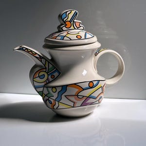 Vintage Rosenthal Porcelain Jug Series Spirit Memphis Milano Postmodern Design Dorothy Hafner Germany 80s 90s Tea Coffee