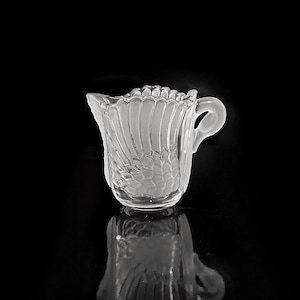 Vintage Walther Glass Carafe Art Deco Revival Swan 80s 1980 Juice Water Glass Jug