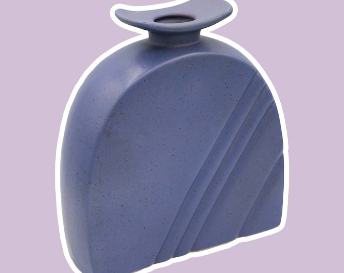 Vintage vase postmodern purple 80s ASA vase flower vase ceramic Memphis Milano 90s 90s 1990 1990s Germany Miami purple Art Deco revival