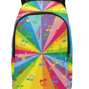Music Notes Backpack; Back to School Backpack; Music Lover Backpack; Backpack for Boys; Backpack for Girls; Backpack for Kids;