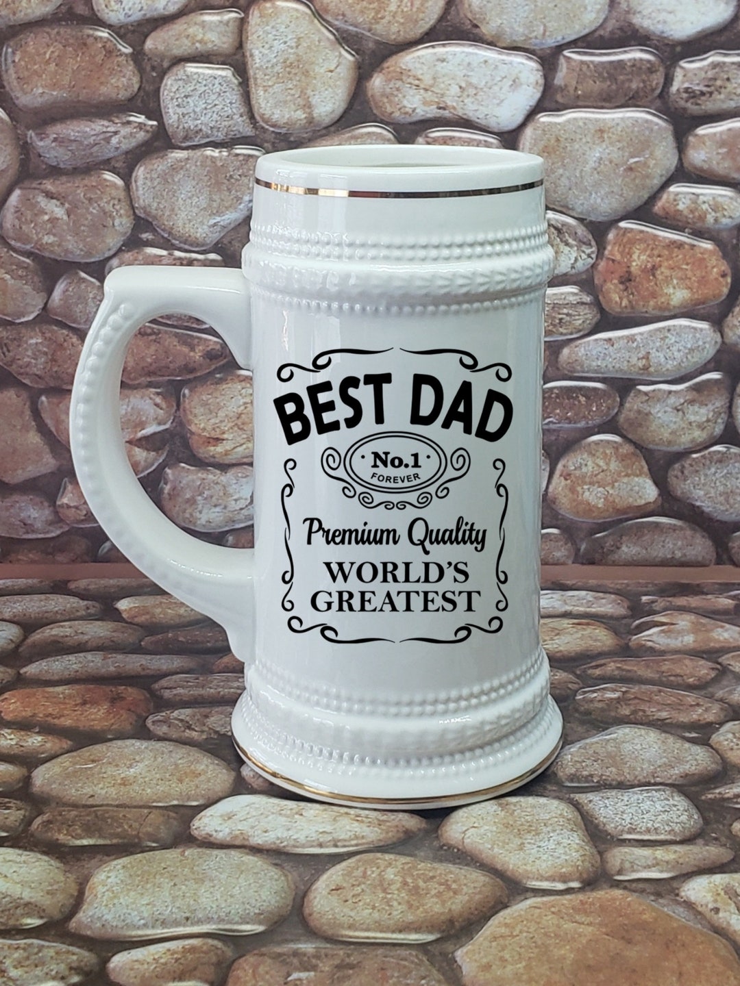 Best Dad Beer Stein Gift for Father's Day Gift for Dad Etsy