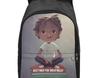 Knowledge is Power Backpack: Black Boy Joy, Back to School Bag