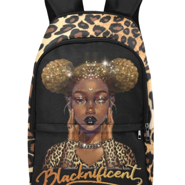 Backpack for Girls; Black Girl Magic Backpack; Black Beauty Backpack; Blacknificent; Strong Black Girl; Bookbag for Girls