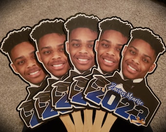Custom Graduation Photo Fan: Class of 2026 Keepsake