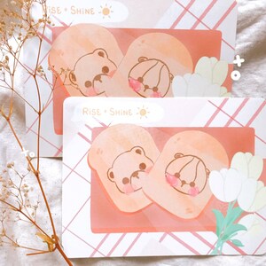 Impressão artística Rise and Shine | Fosco | Decoração de quarto | Impressão artística Kawaii