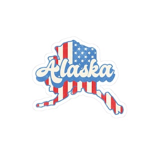 Bandera y estado de Alaska