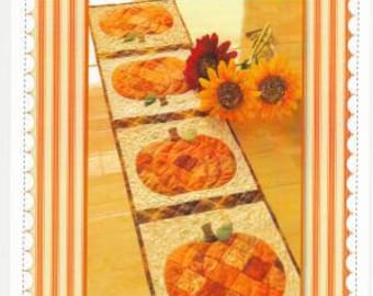 Shabby Fabrics- Patchwork Pumpkin Table Runner Pattern