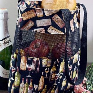 Cut Loose- Vinyl Mesh Market Bag Pattern