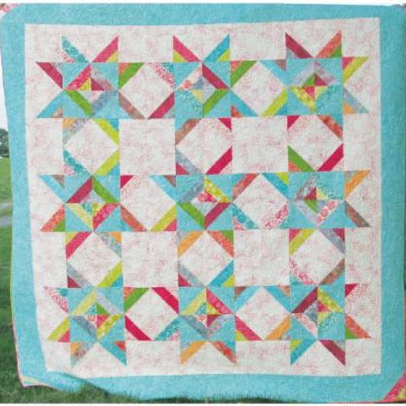 Constellation Star Print Pattern Quilt main image 1
