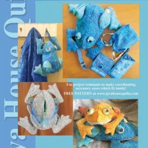 Frog Zipper Bag &quot;Zippit Ribbit&quot; Pattern