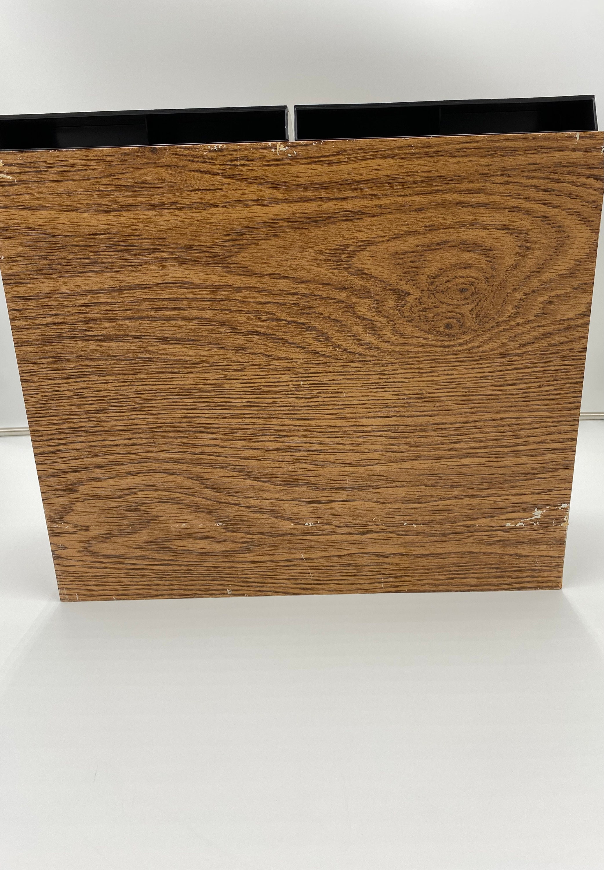 Vintage VHS Tape Holder Wood Grain 2 Drawer Storage Etsy