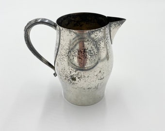Jarra de crema, jarra de café, jarra de plata Oneida Silversmith Silverplate Creamer mini jarra