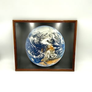 Planet Earth Print NASA Earth Art Photography Wall Picture Art Print 17X21”