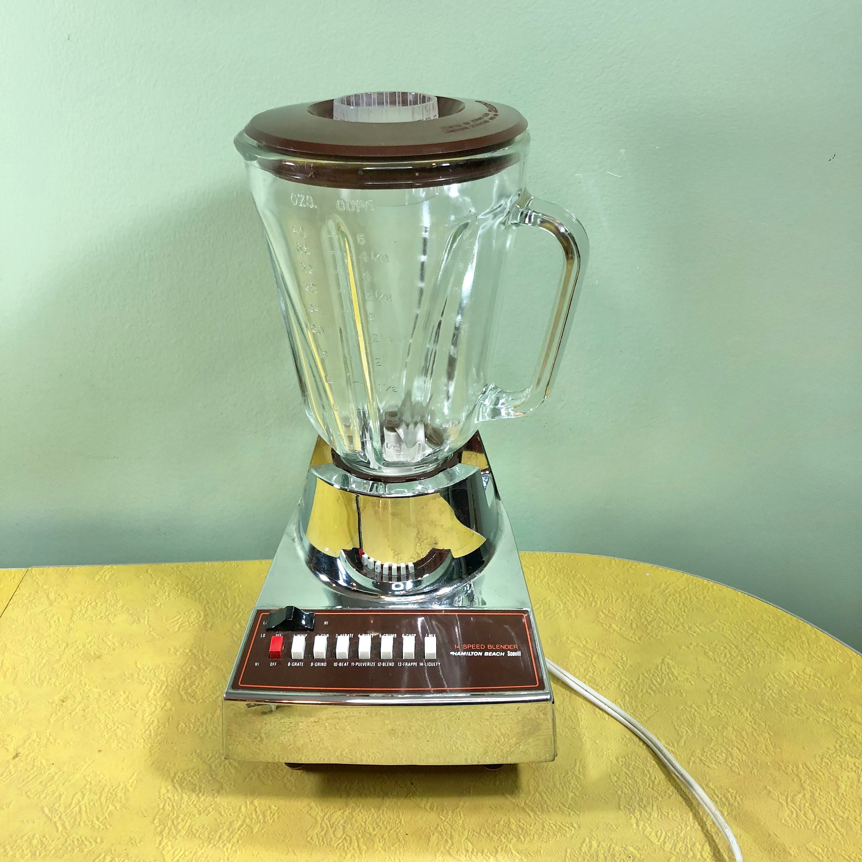 Vintage 14 speed blender Hamilton Beach Scovill model 6321. Etsy