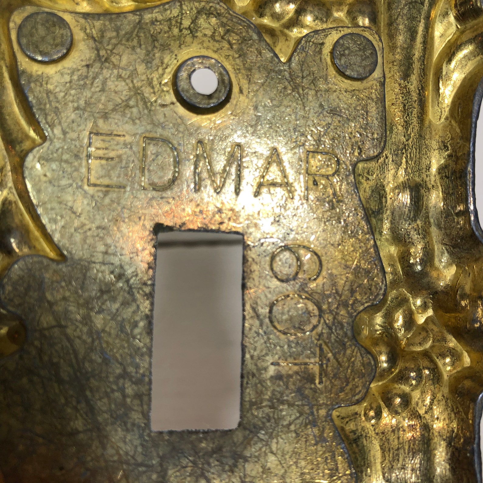 Vintage Edmar 60T Skulptur Elfenbein und Gold Double Outlet | Etsy