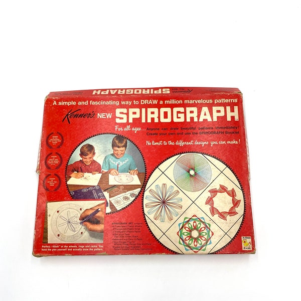 Vintage 1967’s KENNER'S Spirograph NO.401 Missing disks And Pens. Vintage toys