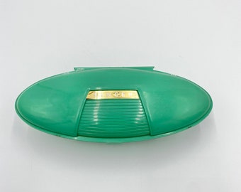 Vintage Singer Needle Buttonholer 489500 Verde In caso di modelli.