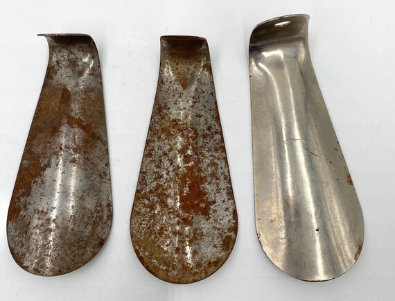 Vintage metal hotsell shoe horn