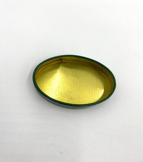 Coca Cola Vintage Handy Oval Tin Sewing Kit 1981 Gift Co Inc Dents