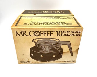 Mr. Coffee 2 Qt. Quart Iced Tea Maker Yellow Model TM1S Makes 8 Cups NIB  Sealed 