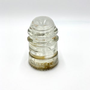 Hemingray Klarglas Isolator Vintage USA Chips.