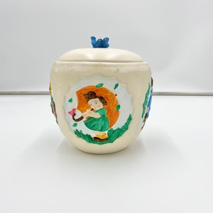 Cookie Jar 60s home decor Food Storage Hummel Cookie Jar Mid Century Modern