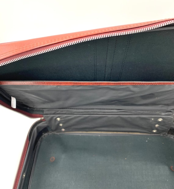 Vintage Suitcase Luggage Overnight Bag Case Carry… - image 10