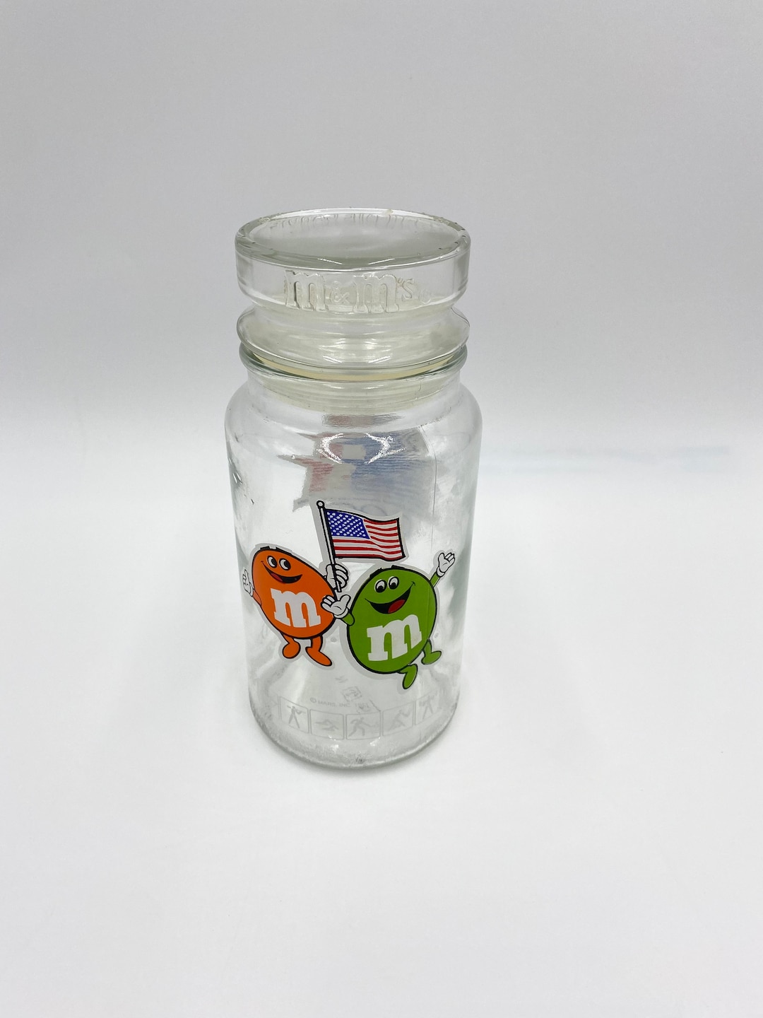 Olympic games 1980s m&m Glass Canister Los Angeles XXIII 1980 LA