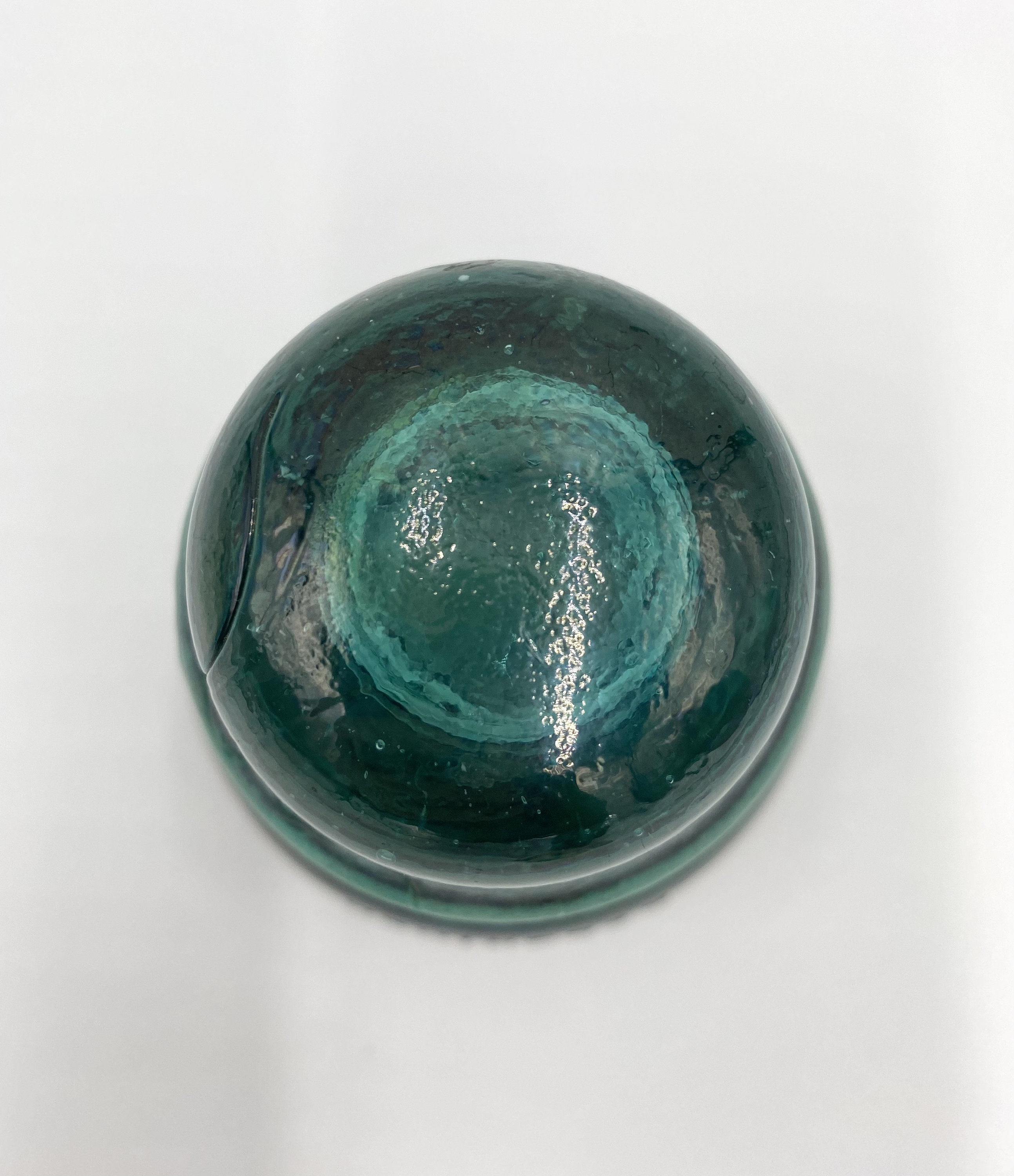 Hemingray40 Heavy Blue Green Glass Cover Paperweight Electric Etsy