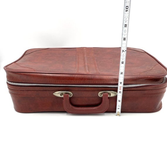 Vintage Suitcase Luggage Overnight Bag Case Carry… - image 4