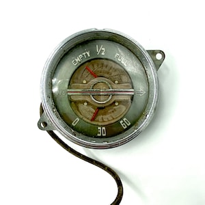 Gas gauge Car Parts Automotive Vehicle Dash Fuel And Oil Pressure Gauge Restoration Project Automotive Parts.