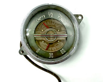 Gas gauge Car Parts Automotive Vehicle Dash Fuel And Oil Pressure Gauge Restoration Project Automotive Parts.