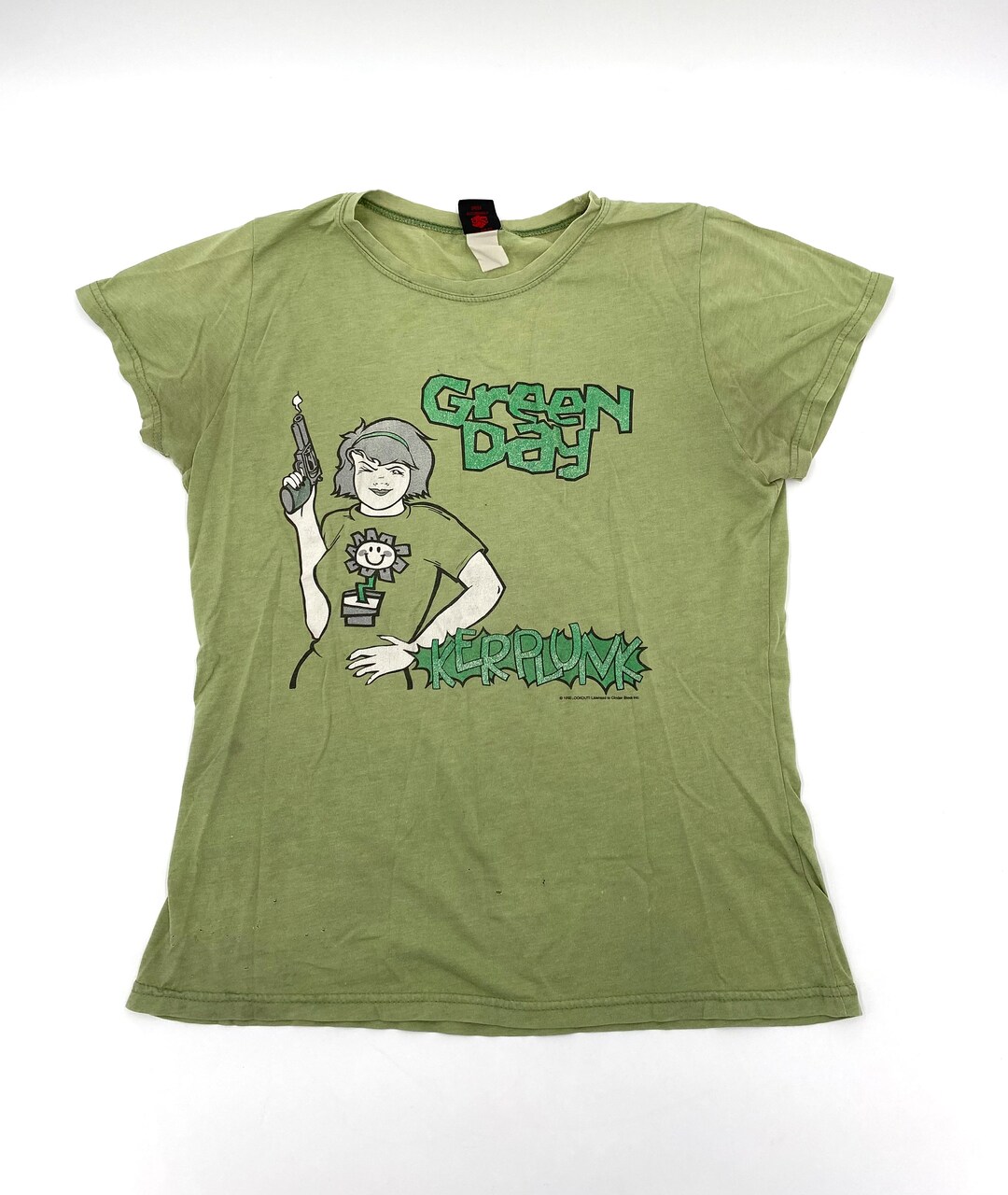 Vintage 90s Green Day Punk T shirt Size Adult M Lookout Kerplunk Dookie vintage-90s-green-day-punk-t-shirt-size-adult-m-lookout-kerplunk-dookie