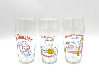 マクドナルド グラス 6個セット マクドナルド「アクションシリーズ」キャラクター ヴィンテージグラス