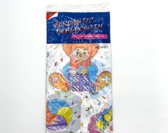 テーブルクロス 誕生日パーティー パーティー用品 子供の誕生日パーティー ピエロ ピエロパーティーの飾り