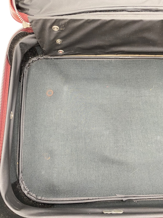 Vintage Suitcase Luggage Overnight Bag Case Carry… - image 9
