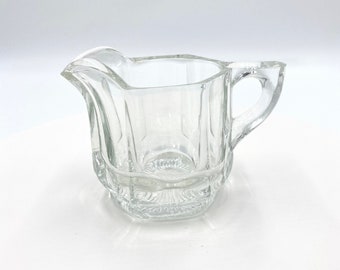 Vintage Indiana Glass Cream Syrup Pitcher 5oz  No 165 Cream Berry.