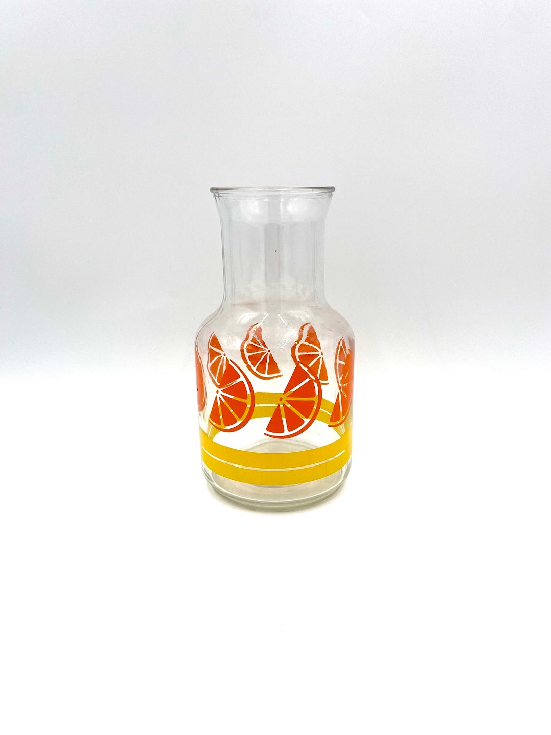 Vintage Carafe Libbey Orange Juice Pitcher Vintage Drinkware. Etsy