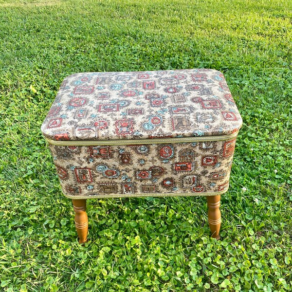 Stool With Storage Etsy