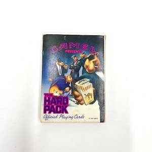 Spielkarten, Spiele, Raucher, 1991, Zigarettenwerbung, The Hard Pack.