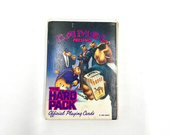 Playing Cards Games Smokers 1991 Cigarette Advertising The Hard Pack.