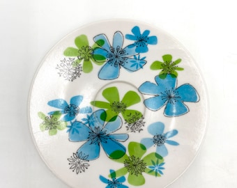 Tea Cup Saucer Plate  Harmony House Fancy Free Melmac  1970's Replacement.