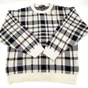 Maglione vintage Knightsbridge da uomo, modello extra large XL, girocollo.