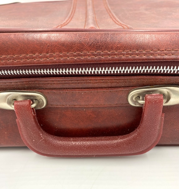Vintage Suitcase Luggage Overnight Bag Case Carry… - image 5