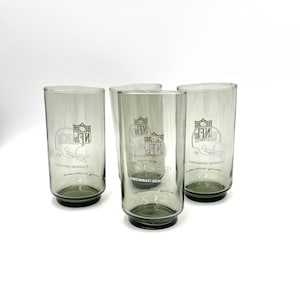 1979 Burger Chef NFL Cincinnati Bengals Vintage Drinking Glasses set of 4