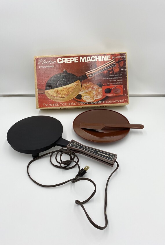 Vintage Electric Crepe Maker Machine Model BP 303 Etsy