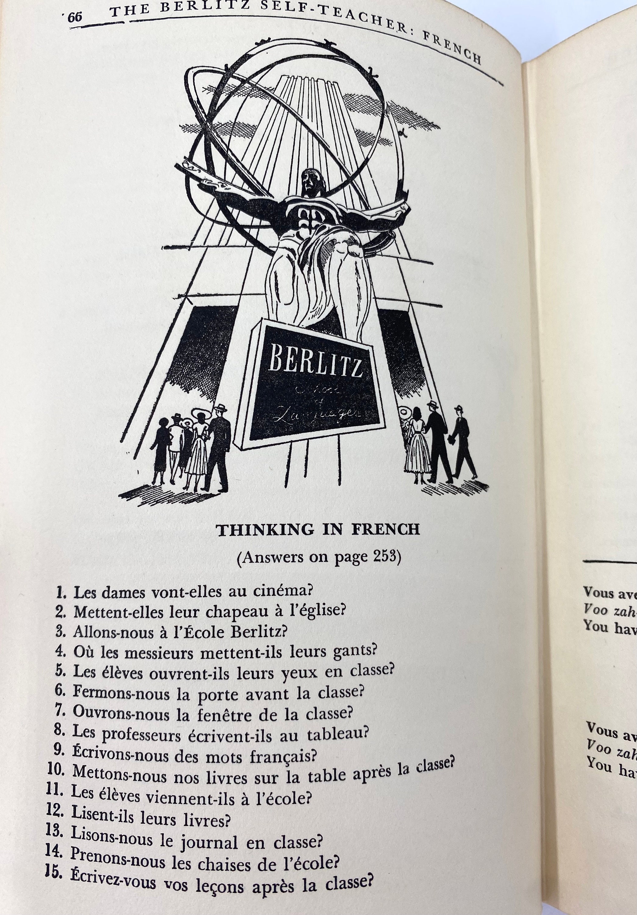 Berlitz Corporation, What are you thinking about, Frances